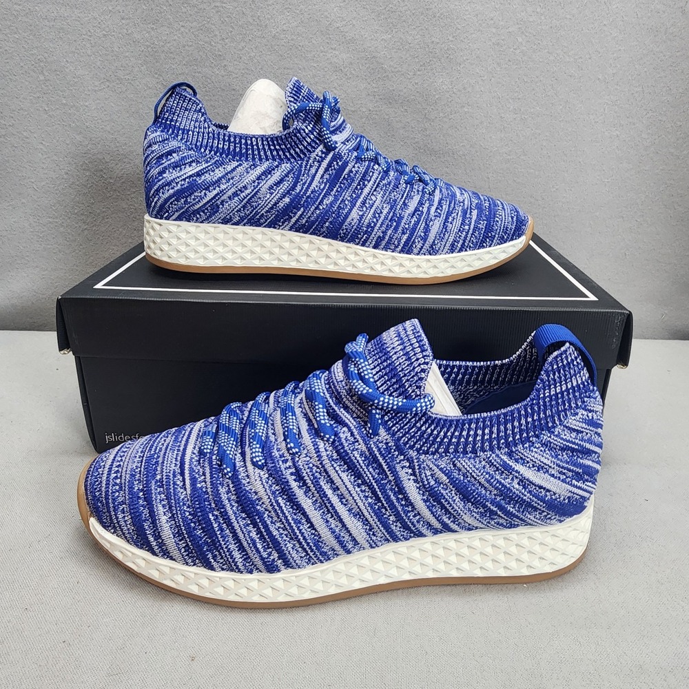 Urban Sport x J/Slides Women's 7M Blue 2-Tone Opy Stretch Knit Sneakers NIB